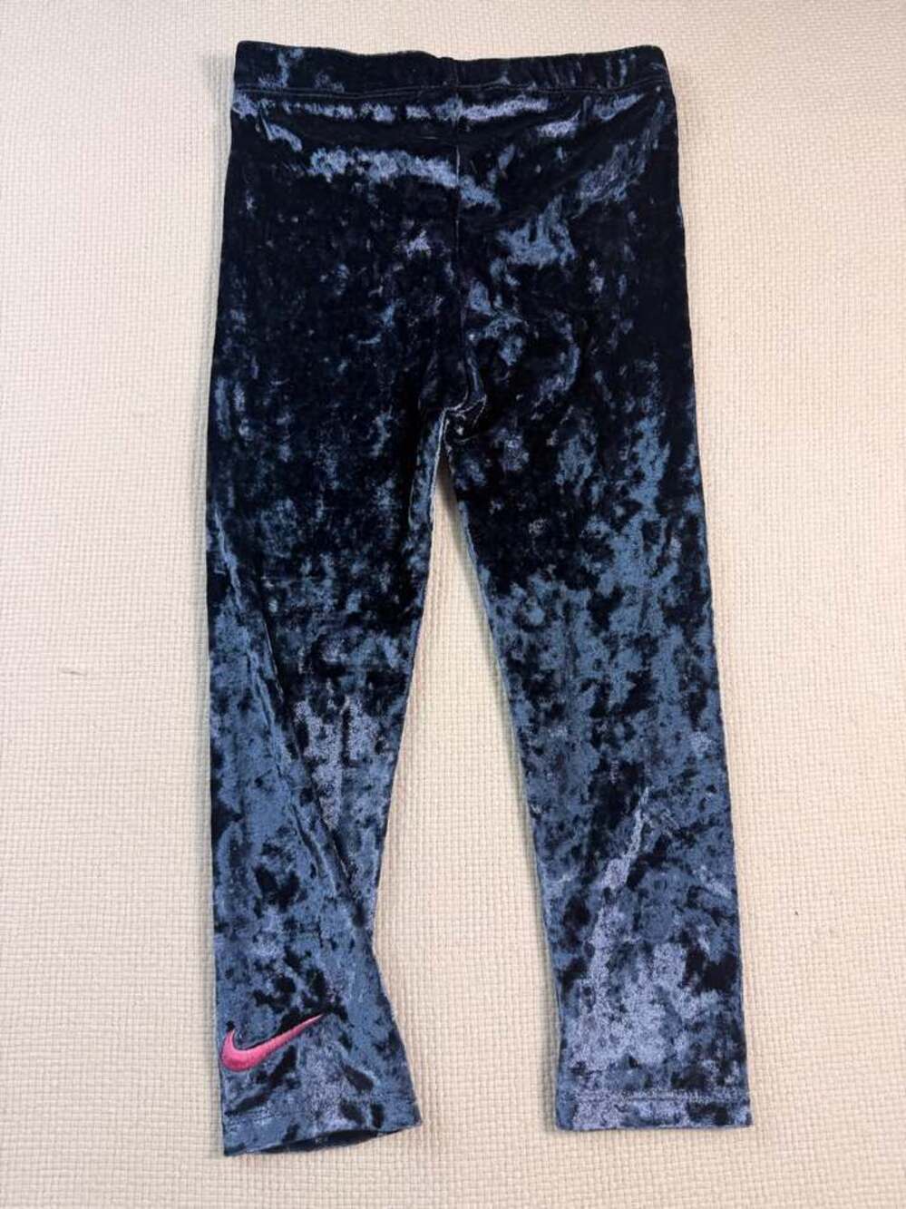 Nike Navy Velvet Leggings Size 4T